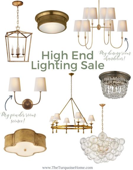 High end lighting sale through 9/5! Take 20% off these gorgeous light fixtures, including my dining room chandelier, powder room sconce and my laundry room light. These rarely go on sale!

#LTKSale #LTKhome #LTKsalealert