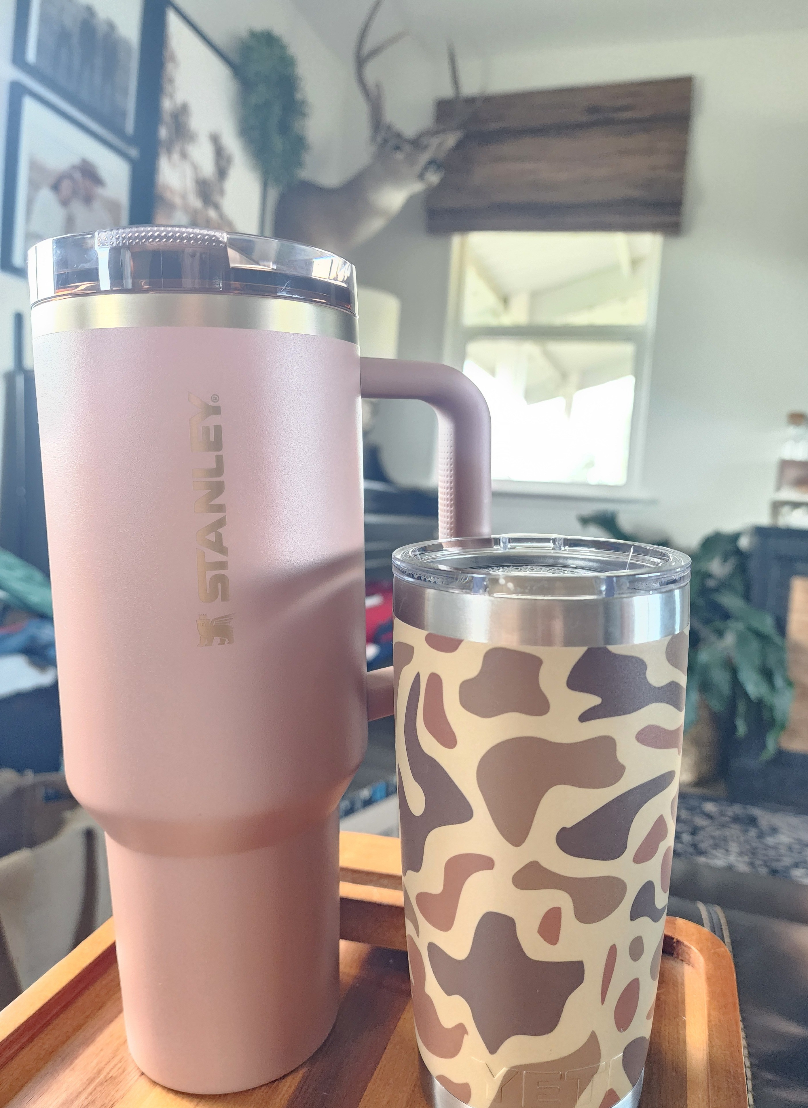New cups! 🤎 Stanley tumbler yeti travel mugs coffee cup water hydration fall colors new release 

#LTKFindsUnder50 #LTKSaleAlert #LTKActive