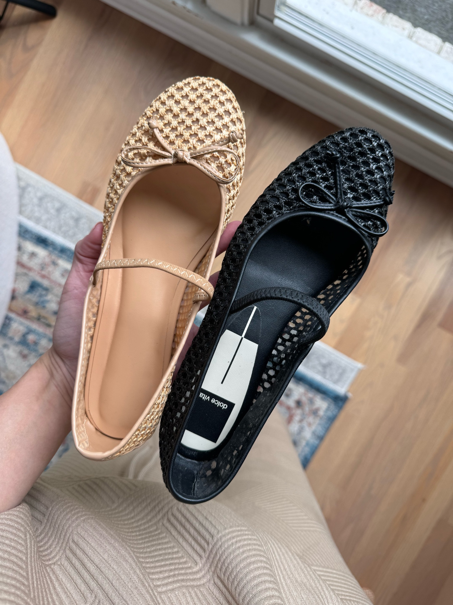 Woven flats : fit tts (size up in tan if in between sizes)

Fall shoes // ballet flats 

#LTKBacktoSchool #LTKStyleTip #LTKShoeCrush