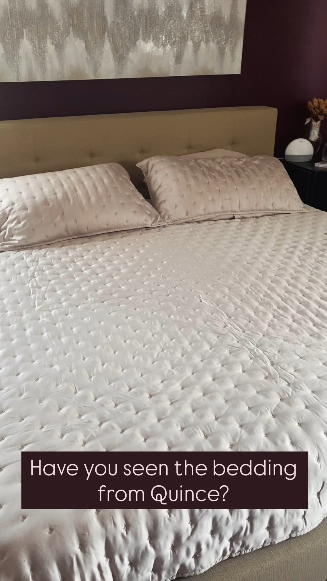 ✨ Fall Bedroom Refresh on a Budget ✨

I’m obsessed with this new bedding from Quince — it completely transformed our room for fall! 🍂 The quality feels so luxurious and high-end, but without the crazy price tag. This king-size quilt and matching shams were under $200 total (yes, really!).

I also picked up the Bamboo Dream Sheet Set, and OMG — they are beyond soft. Even my husband noticed how buttery and luxurious they feel when we climb into bed each night. 😴

The color I chose is Dune, a stunning soft champagne neutral that goes with everything — perfect for a cozy fall home refresh or subtle holiday bedroom decor. If you’re looking to elevate your home this season without overspending, this bedding is the perfect mix of affordable luxury and timeless style.

🛏️ Shop my fall bedroom favorites and get ready for a cozy holiday season ahead! #FallHomeRefresh #AffordableLuxury #QuinceBedding #NeutralHomeDecor #HolidayHome #CozyBedroom #LTKHome #FallDecor

#LTKHome #LTKStyleTip #LTKSeasonal