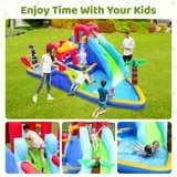 Neche Large 11-in-1 Inflatable Water Slide Bounce House, 222"x135"x82", 450W Blower, holds up to ... | Walmart (US)