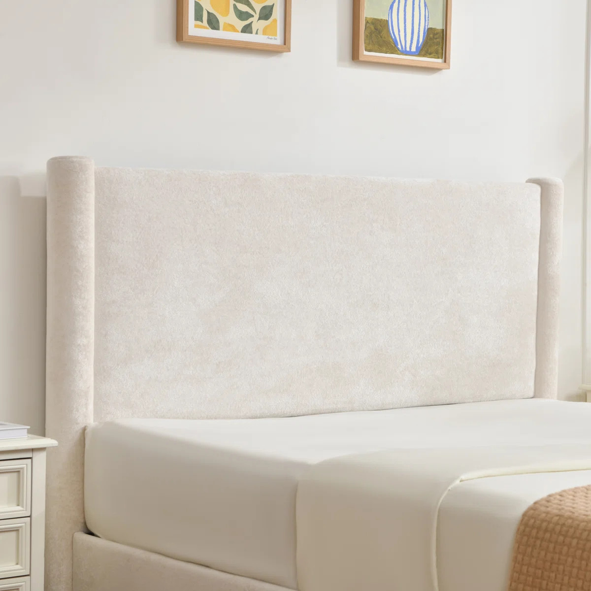 Wauseon Luxury Post Upholstered Bed with Fluffy Velvet, Soft Rounded Corners, No Box Spring Requi... | Wayfair North America