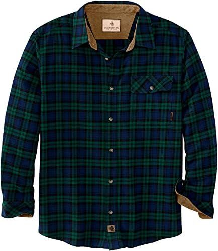 Amazon.com: Legendary Whitetails Men's Standard Buck Camp Flannel Shirt, Tartan Forest Plaid, Lar... | Amazon (US)