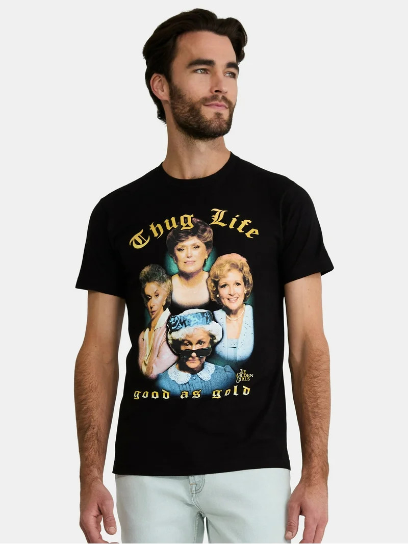 Golden Girls Men's & Big Men's Thug Life Good As Gold Graphic Tee Shirt, Sizes S - 3XL | Walmart (US)