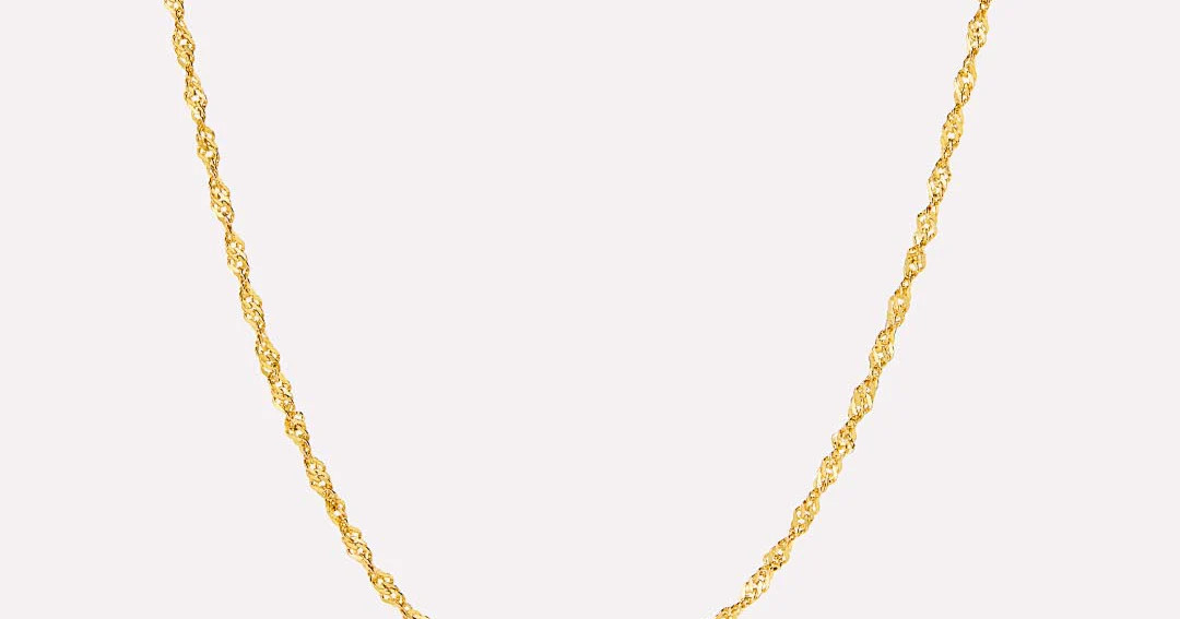 Slim Singapore Chain Necklace | Ana Luisa