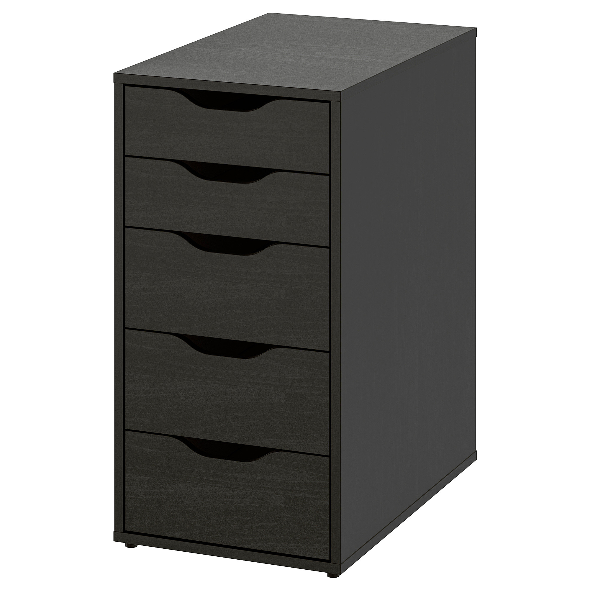 ALEX Drawer unit, black-brown, 14 1/8x27 1/2 " | IKEA US