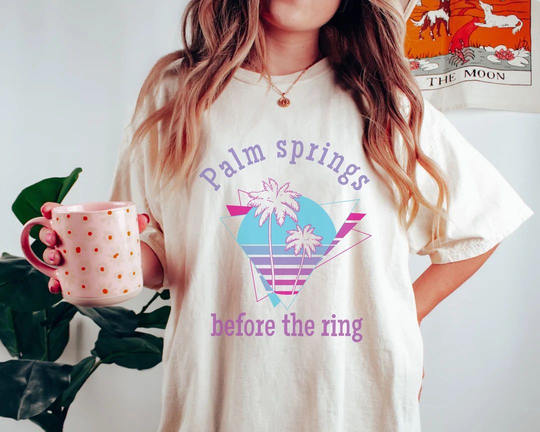 Palm Springs Bachelorette Party Shirts,California Shirt,Desert Bride, Before the Ring,Palm Spring... | Etsy (US)