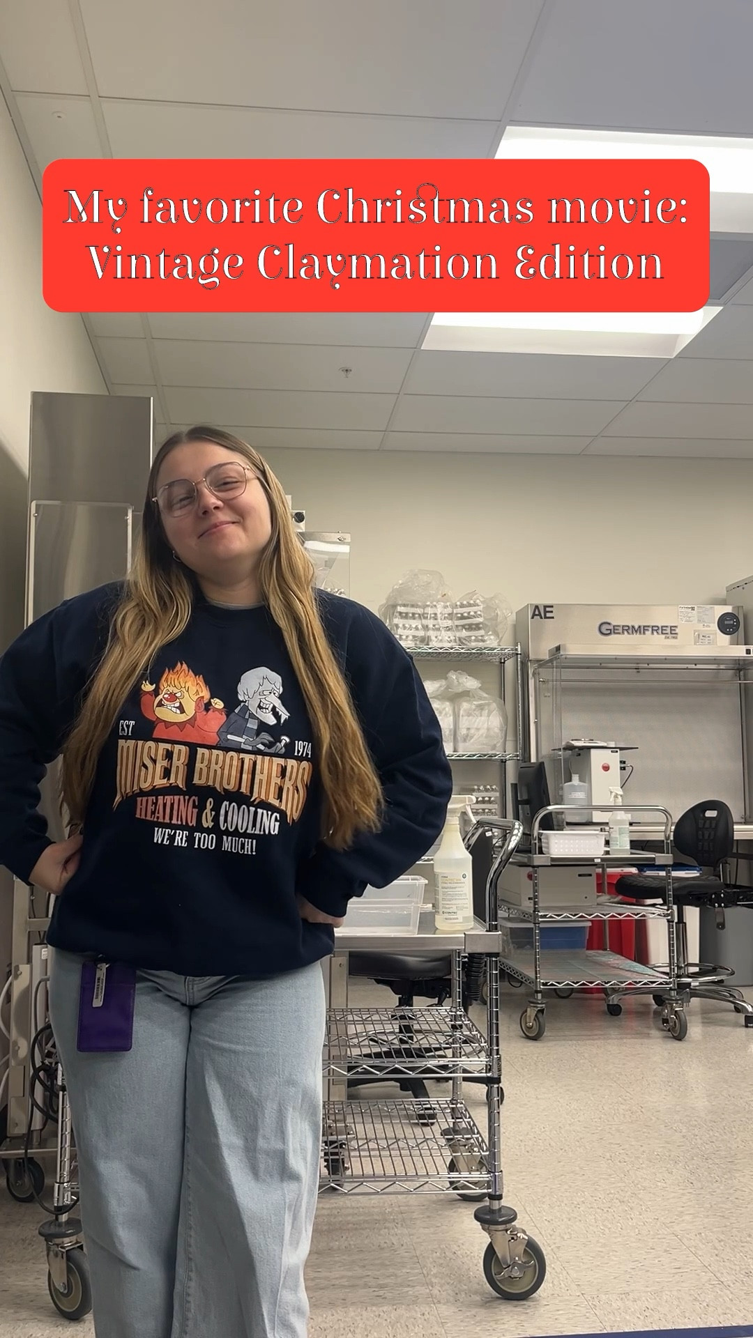 ✨Lab-day cozy but make it fun ✨
Serving comfy outfits and casual OOTD energy with my favorite graphic sweatshirt featuring my favorite vintage claymation Christmas movie with the Meiser Brothers. Pairing it with light-wash denim favorites for the ultimate cozy season vibe. Perfect for fall outfits, winter outfits, weekend outfits, or just everyday style when you want affordable style that’s still cute. Lab lifestyle but make it influencer style. 😂🧪

Linked everything on LTK for a comfy, casual, and budget-friendly holiday outfit!

Searchable Keywords:
LTK finds, LTK under 50, LTK style, comfy outfits, casual OOTD, graphic sweatshirt, fall outfits, winter outfits, everyday style, lab lifestyle, LTK fall fashion, LTK winter fashion, affordable style, cozy season, weekend outfits, denim favorites, casual look, influencer style

#LTKSeasonal #LTKHoliday #LTKootd