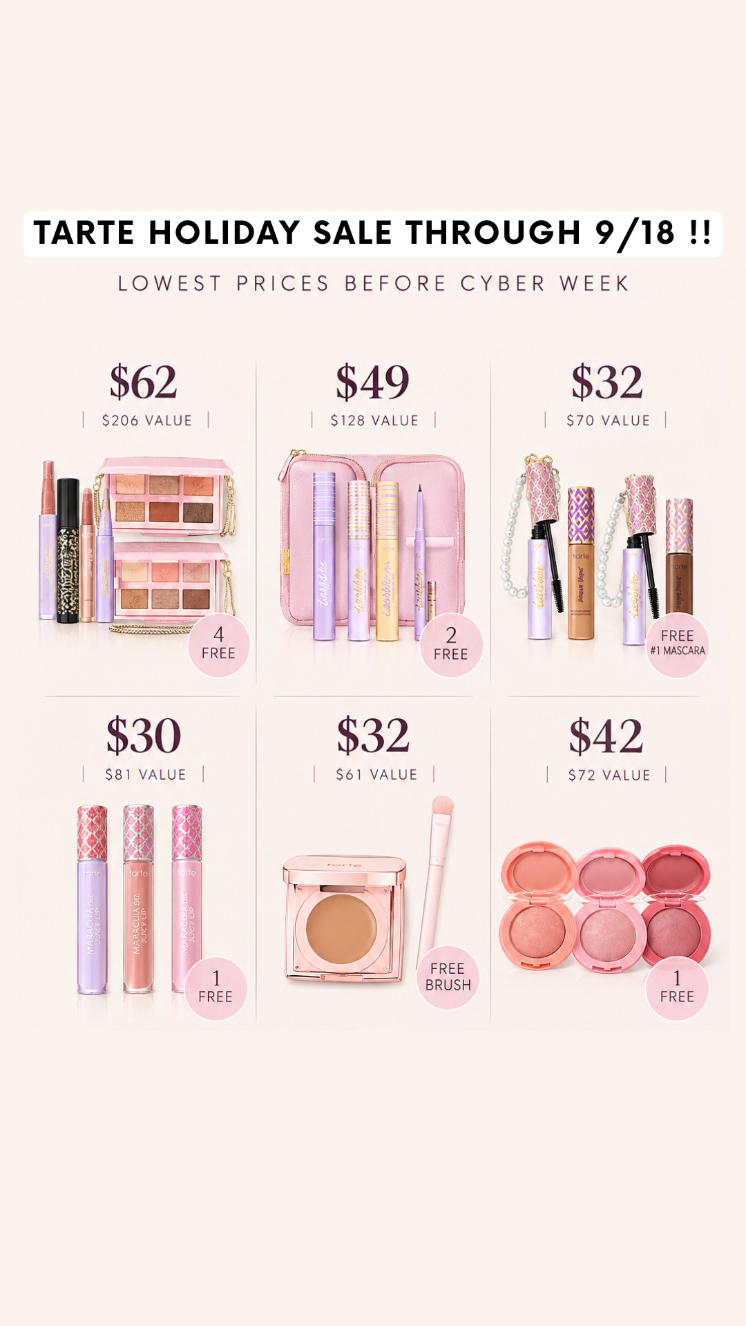 Tarte is having a holiday sale until 9/18! Use code LAURAGRAHAM15 for an extra discount💄

There's so many cute limited edition items & amazing sales!

tarte cosmetics | makeup tutorial | makeup favs

#LTKgrwm #LTKSaleAlert #LTKBeauty