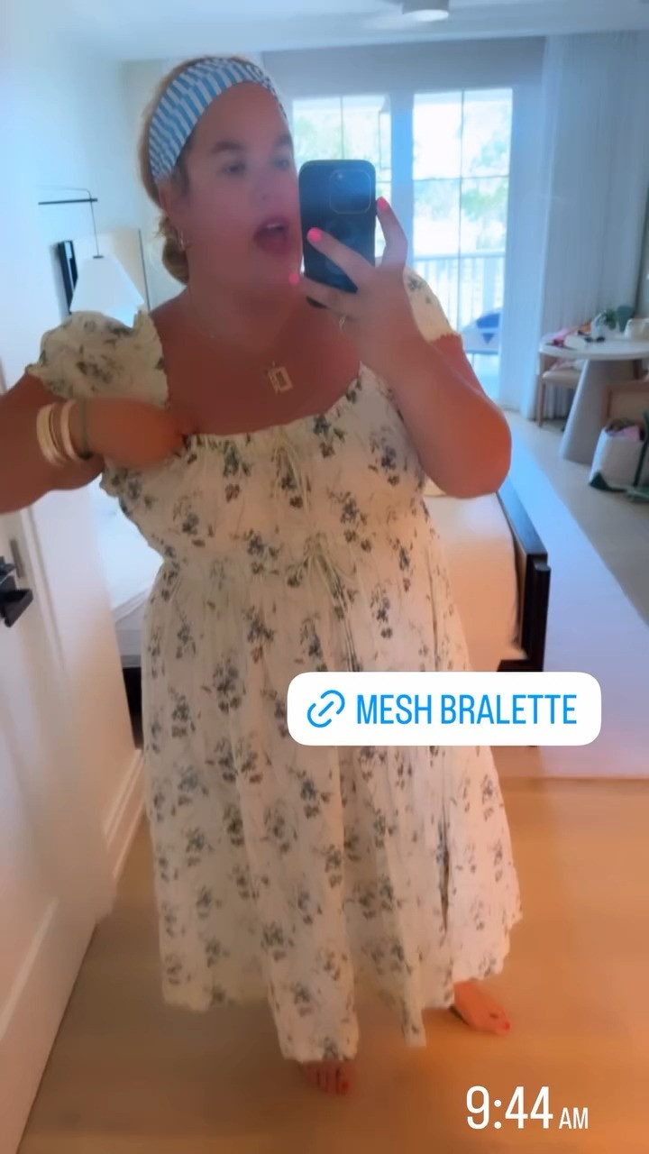 Mesh bralette for under my dress!

#LTKootd