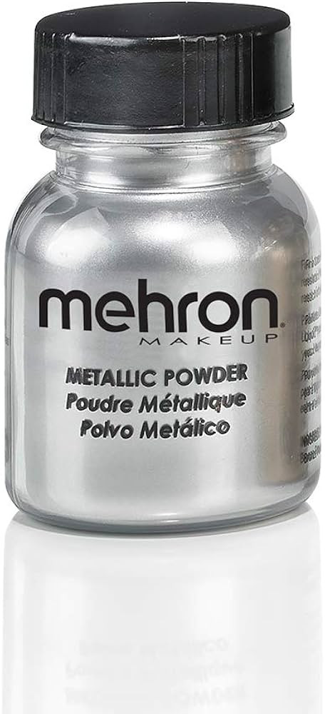 Mehron Makeup Metallic Powder | Metallic Chrome Powder Pigment for Face & Body Paint, Eyeshadow, ... | Amazon (US)