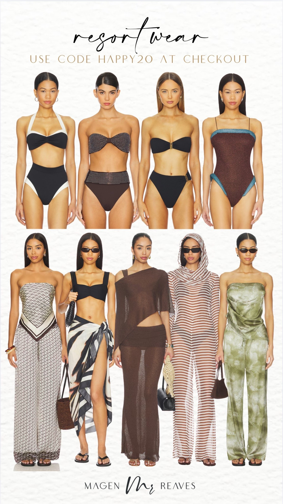 Resort wear on sale!! Use code HAPPY20 at checkout! 

revolve, restor wear, women’s swim, vacation fashion, vacay outfit, beach fashion, beach look

#LTKSaleAlert #LTKSwim