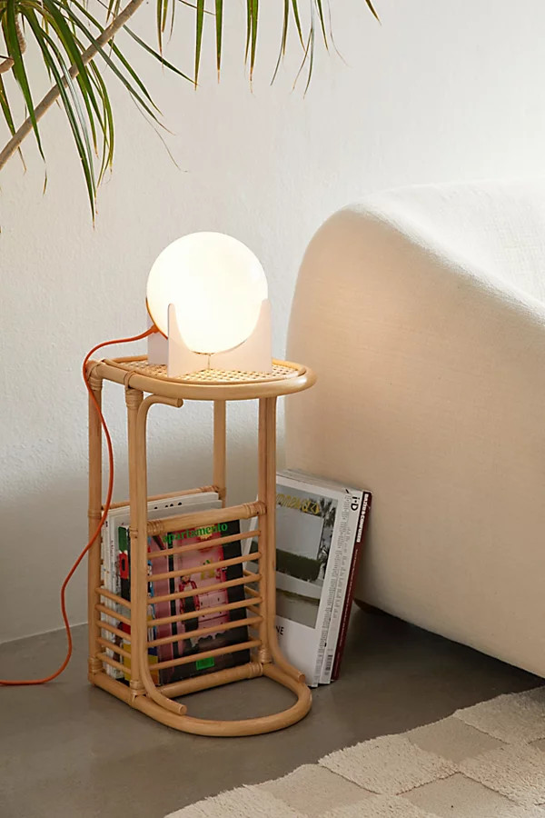 Rattan C-Side Table | Urban Outfitters (US and RoW)