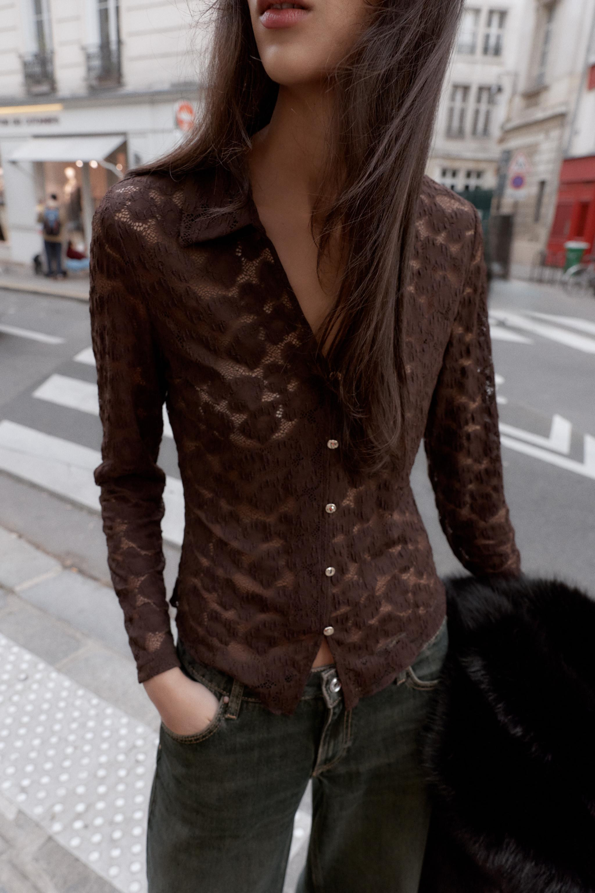 POINTELLE TOP | Zara AU