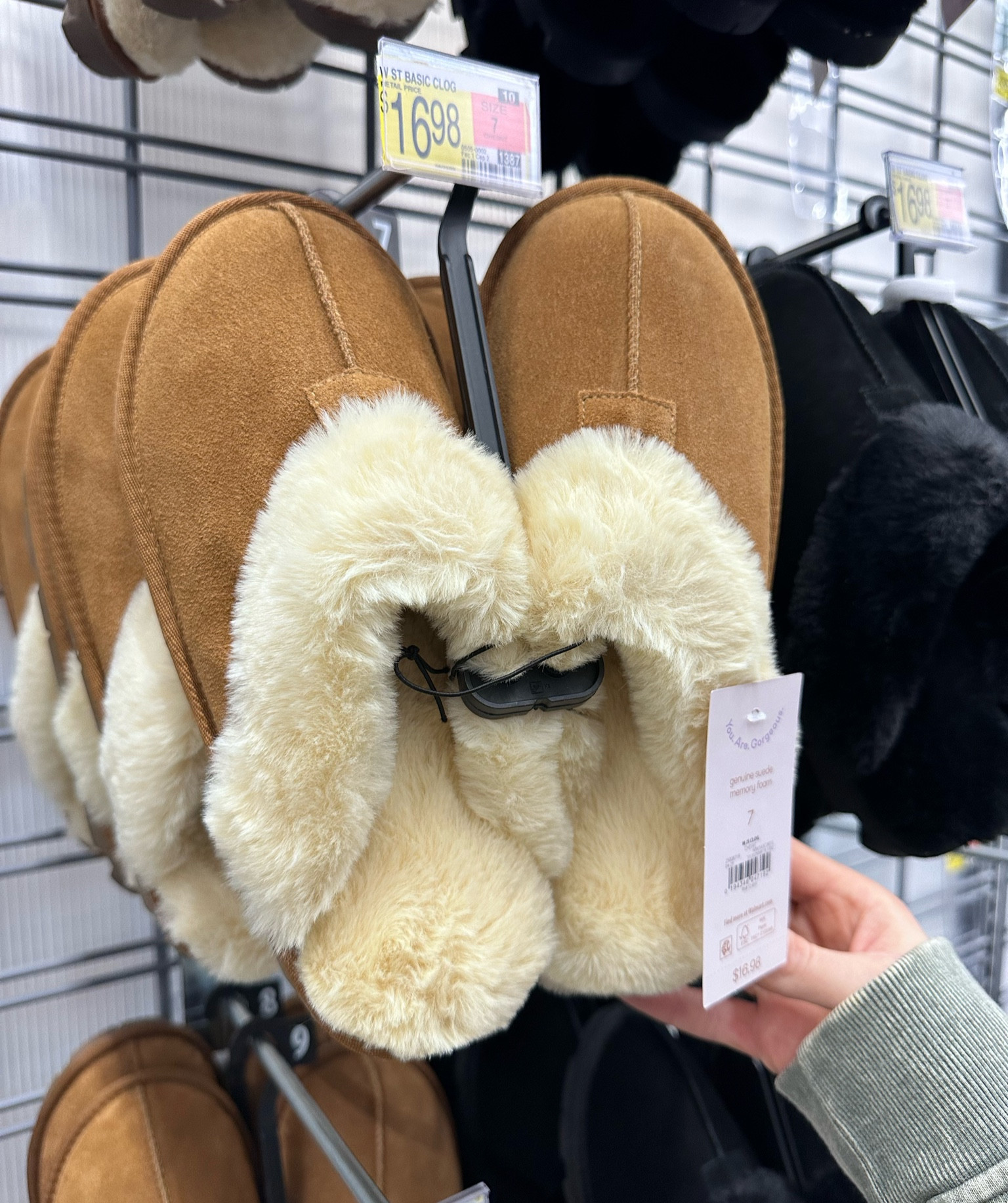 Budget friendly genuine suede clogs.  $17





#walmart #walmartfashion #walmartstyle #walmartfinds #slippers #uggdupe #ugglookalike #houseshoes #budgetfriendly #timeandtru #walmarthaul #shoes 

#LTKshoecrush #LTKFind #LTKstyletip