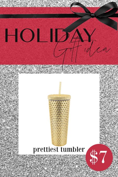 Only $6.94 for this gorgeous gold Tumbler! 26 ounces and would make a great gift for anyone on your list! 🎁

#LTKHoliday #LTKGiftGuide #LTKCyberWeek