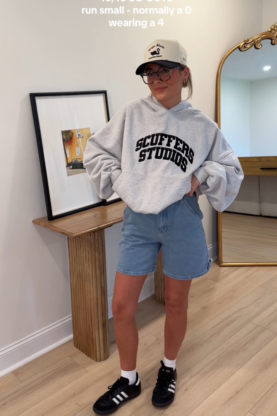 The hoodie is scuffers co, can’t link but it’s the best hoodie. Wearing size large! Shorts run small, I’m usually a 0 and these are a size 4! 

#LTKstyletip #LTKfindsunder50 #LTKfindsunder100