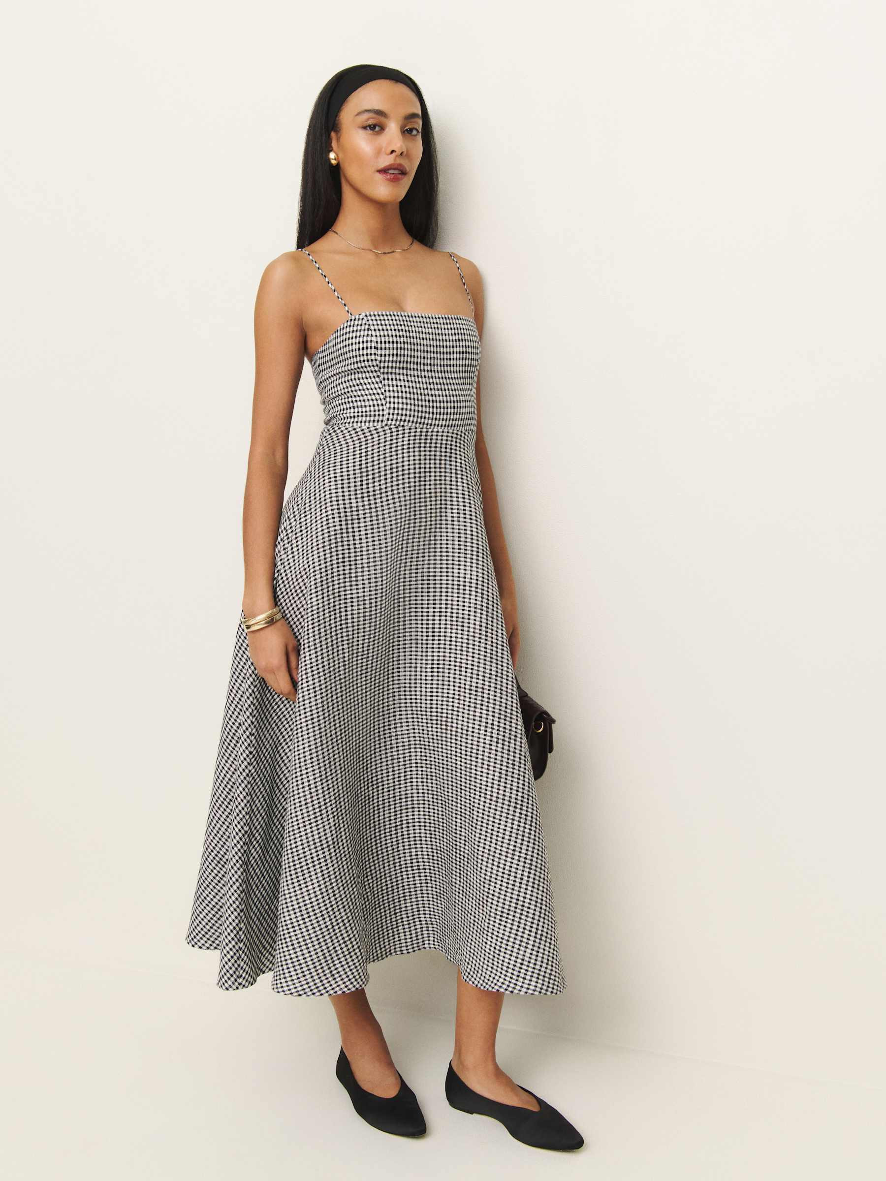 Monette Linen Dress | Reformation (Global)