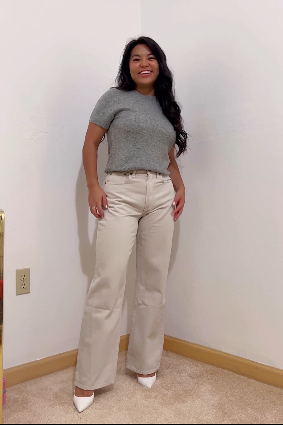 Abercrombie fall denim sales! All denim 25% off + additional 15% off everything else with code DENIMAF 🫶🏼 

These high rise loose jeans are great fall staples and petite friendly - I’m 5 feet and wearing size 25 short in curve style.  

#LTKSeasonal #LTKsalealert #LTKunder100