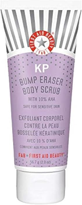 First Aid Beauty - KP Bump Eraser Body Scrub with 10% AHA, Keratosis Pilaris Skin Exfoliater with... | Amazon (US)