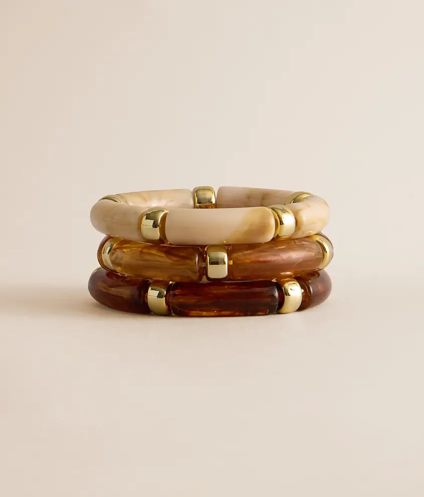 3 Pack Bead Bracelet Set | Buckle