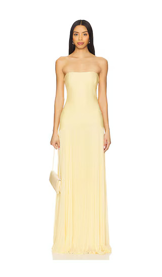 Sunniva Dress in Yellow | Revolve Clothing (Global)