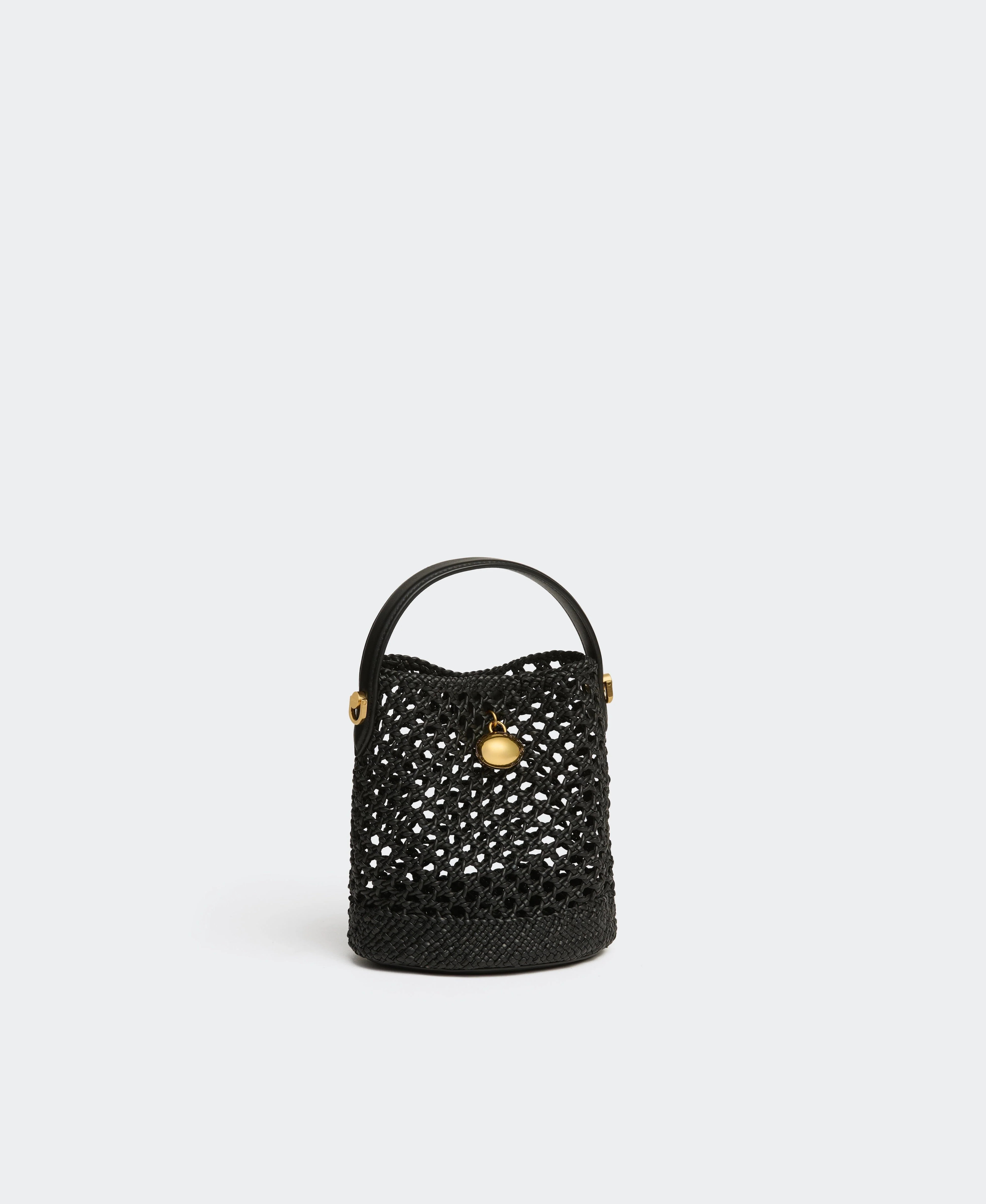 Cafun\u00e9 - Mini Egg Bucket - Black(Woven) | Cafune limited
