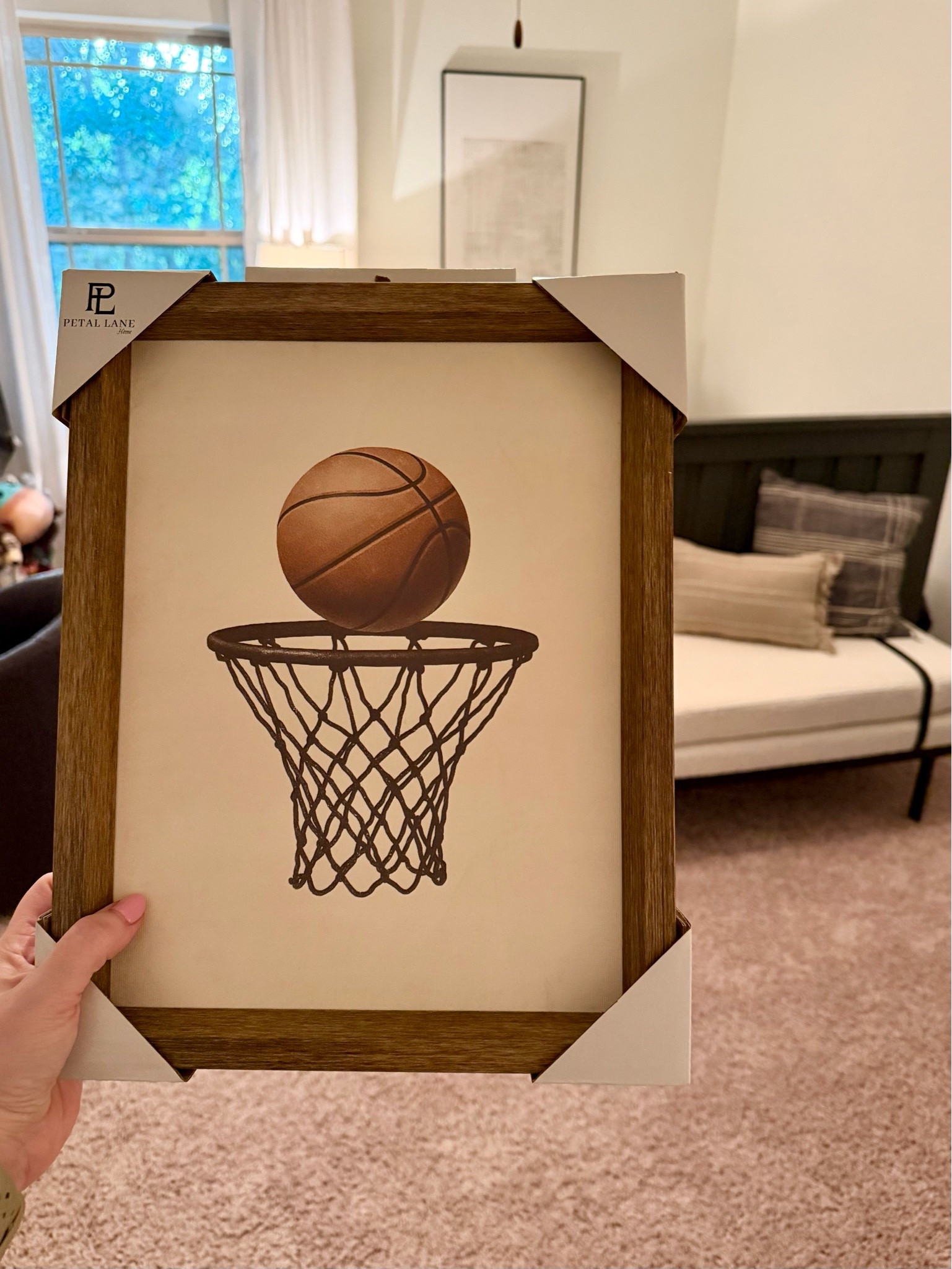 Perfect for our basketball lover! Hanging two of these in our son’s room. 

Kids room
Wall art

#LTKHome #LTKKids
