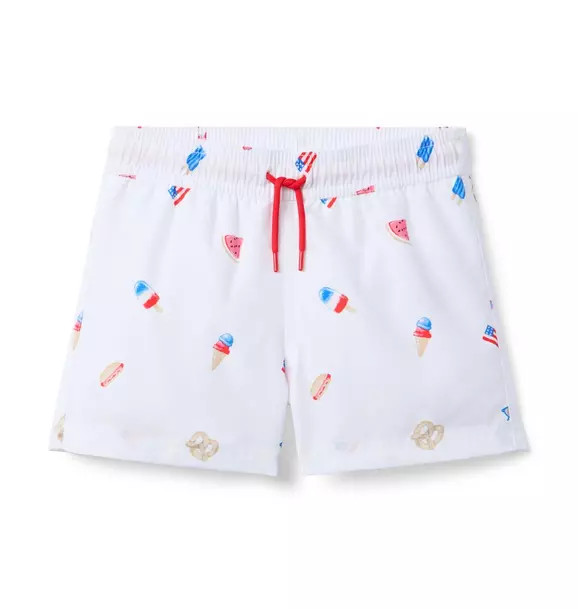 Americana Picnic Swim Trunk | Janie and Jack