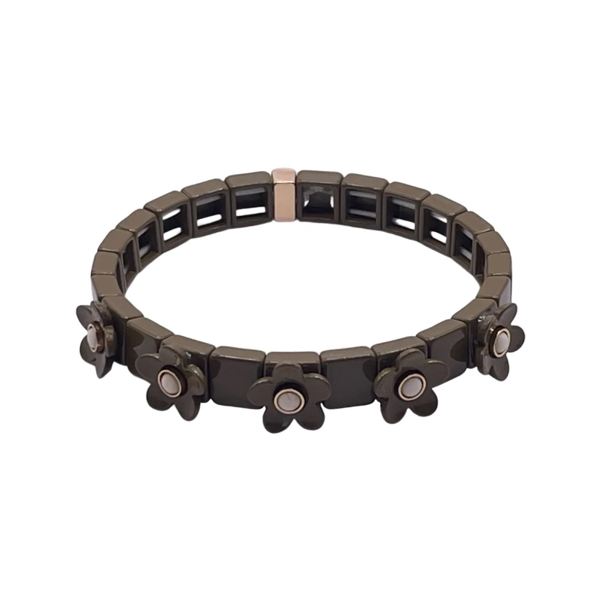 Olive Flowers Bracelet | La Lumiere NY