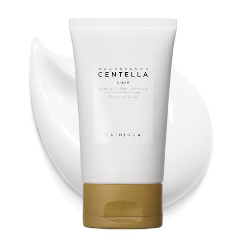SKIN1004 Madagascar Centella Cream, Korean Face Moisturiser with Centella Asiatica, Face Cream with Panthenol & Shea Butter, Face Moisturizer for soothing, Daily Korean Skincare, 2.53 fl.oz, 75ml | Amazon (US)