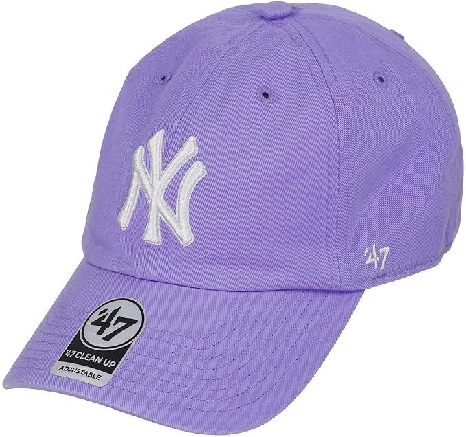 '47 New York Yankees Clean Up Dad Hat Baseball Cap - Lavender | Amazon (US)