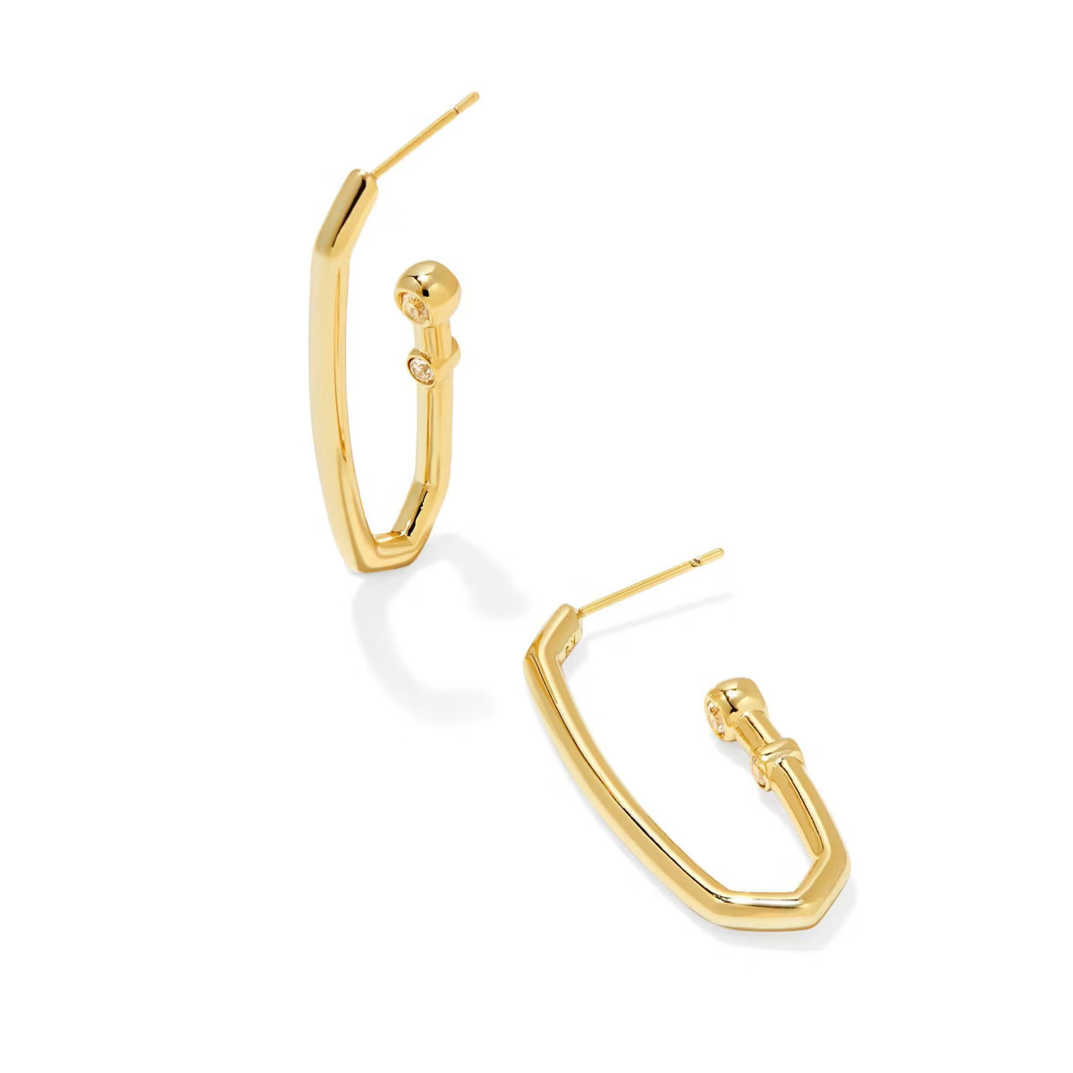 Kendra Scott Traci Cubic Zirconia Hoop Earrings | Target