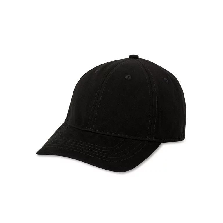 Time and Tru Women's Blank Non Washed Cotton Twill Baseball Hat Black Soot Black Soot | Walmart (US)