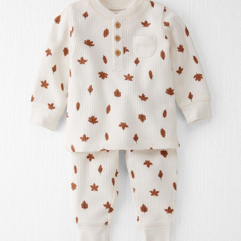 Baby Organic Cotton Waffle Knit 2-Piece Set | Carter's