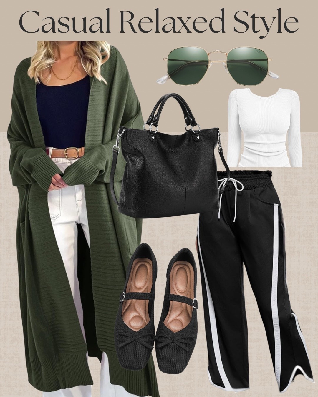 Casual relaxed outfit with a long cardigan and joggers. This comfortable everyday look balances soft layers with simple accessories that feel put together.

#LTKStyle #LTKFinds #LTKComfort #LTKUnder100 #LTKEveryday


#LTKootd
