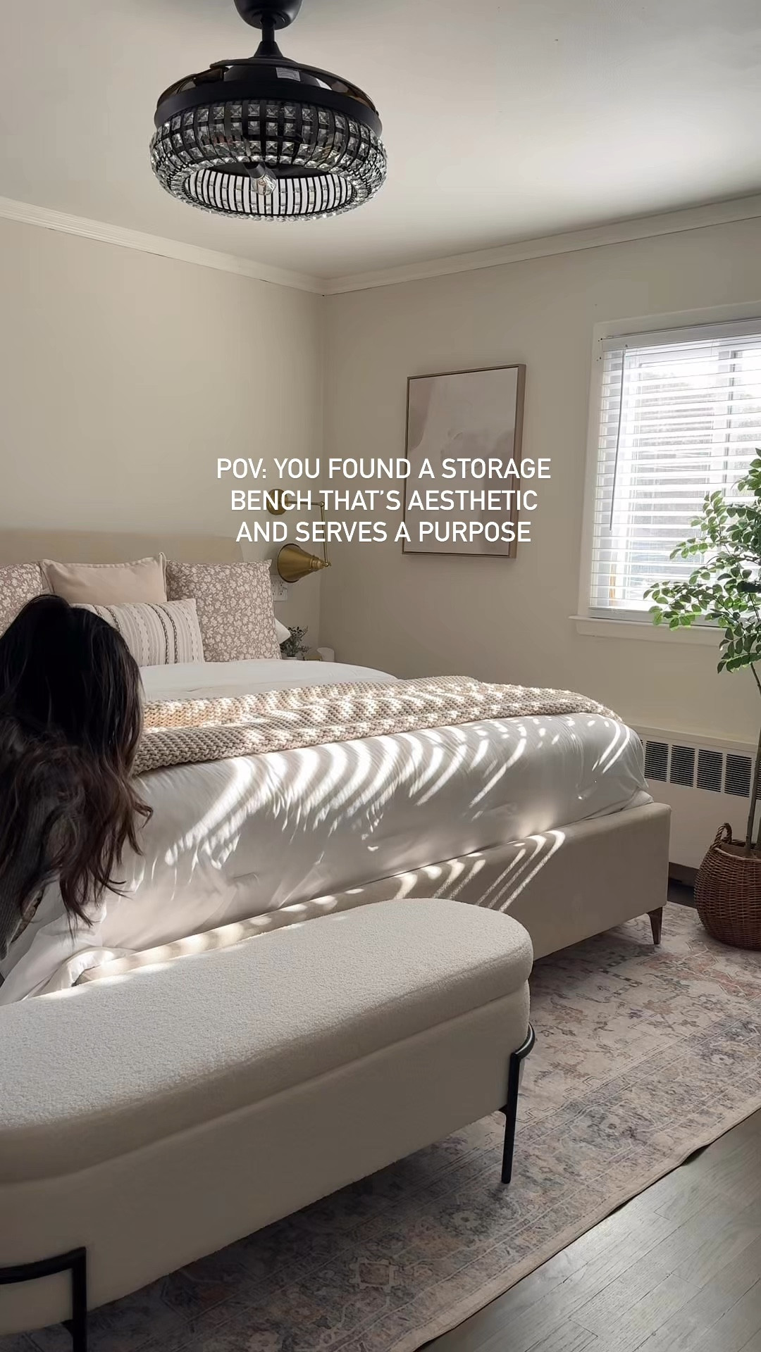 Cozy sherpa storage bench 

#LTKGiftGuide #LTKHoliday #LTKCyberWeek