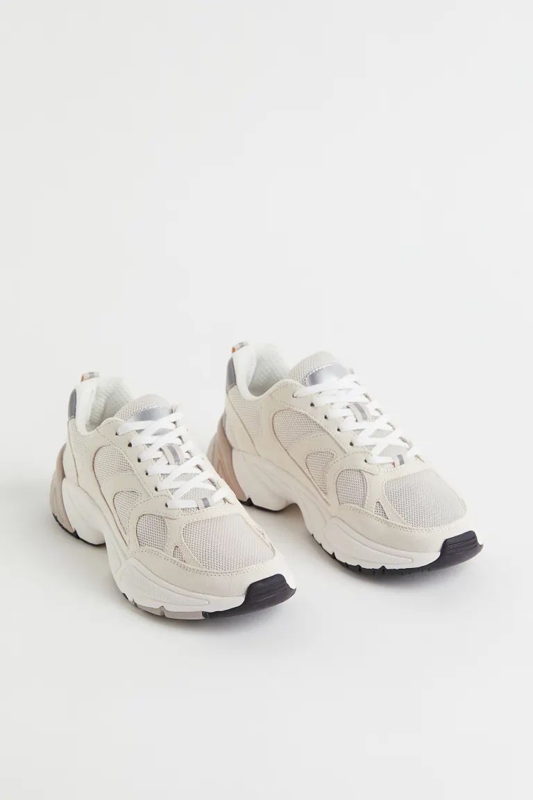 New ArrivalSneakers in mesh and faux leather with reflective sections. Padded edge and tongue, la... | H&M (US + CA)