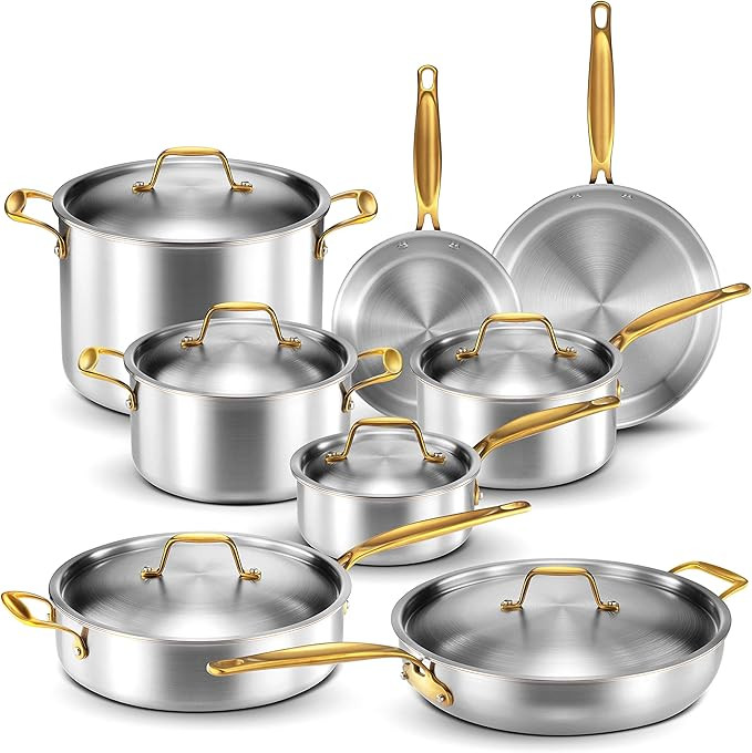 Legend Stainless Steel Cookware Set non stick pots pot set stainless steel cookware amazon finds | Amazon (US)