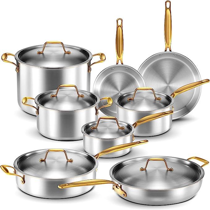 Legend Stainless Steel Cookware Set non stick pots pot set stainless steel cookware amazon finds | Amazon (US)