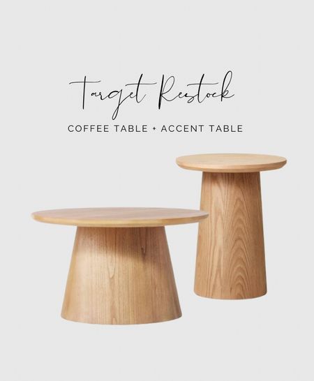 Target coffee table and accent table back in stock!
Round coffee table
Living room

#LTKhome #LTKFind