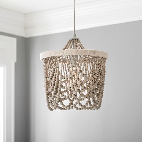 Draped Bead Chandelier | Pottery Barn Teen