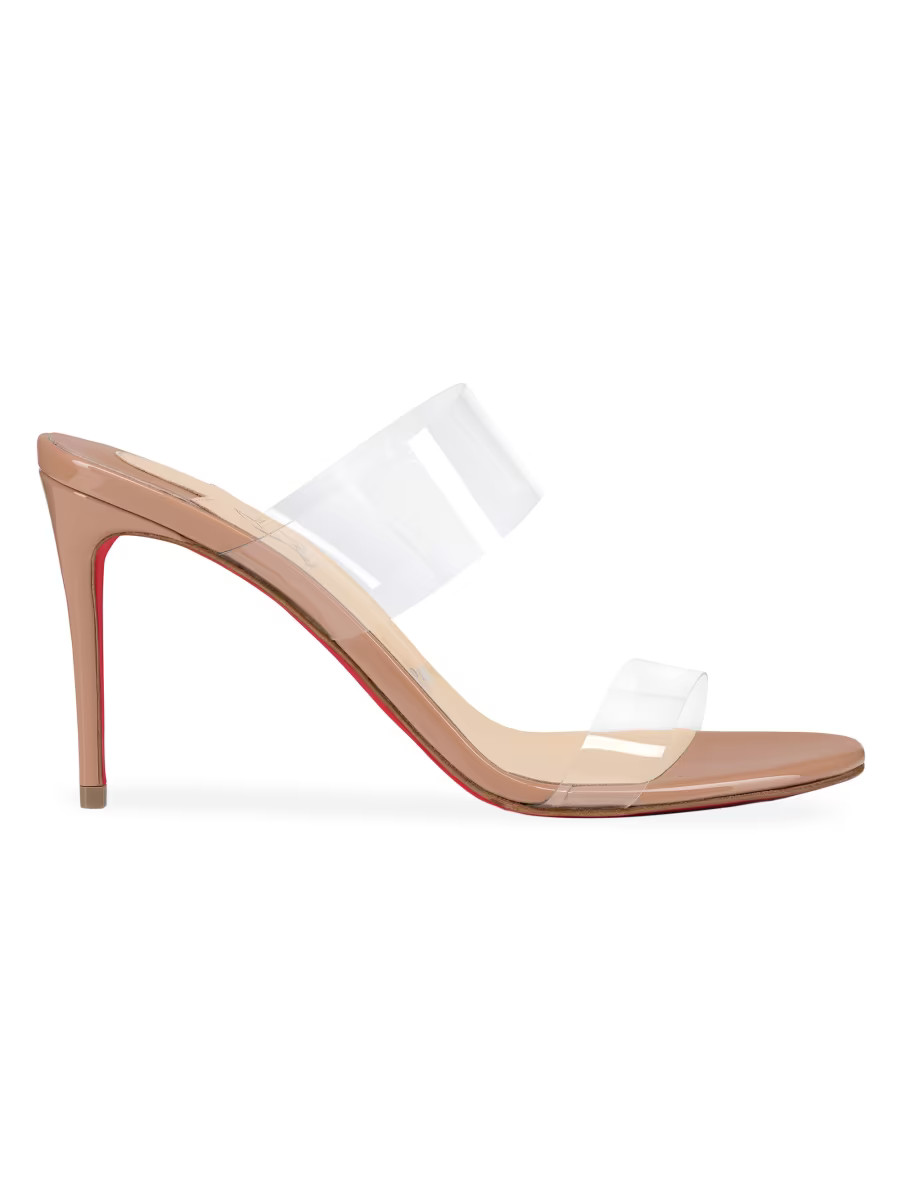 Just Nothing 85MM Patent Leather Mules | Saks Fifth Avenue