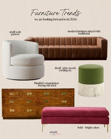 So many furniture trends we are looking forward to in 2024

#LTKhome