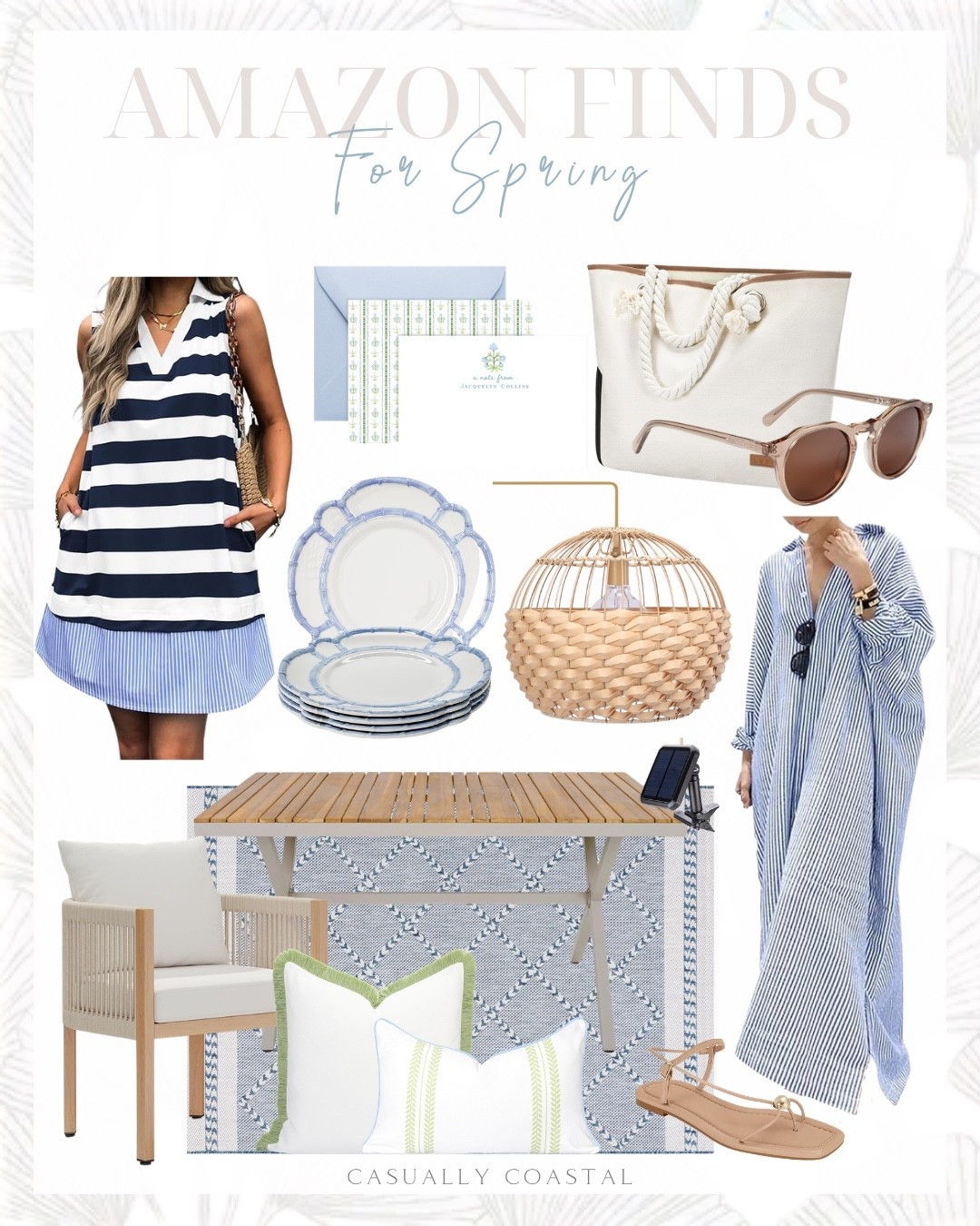 Amazon Finds For Spring

Amazon dress, spring dress, Amazon rug, spring rug, Amazon sunglasses, Amazon tote bag, Amazon home decor, Amazon plates, Amazon stationery, Amazon maxi dress, Amazon sandals, coastal home, coastal style, coastal rug, coastal dress, washable outdoor rug, blue rug, strappy sandals, personalized stationery, button down maxi dress, vintage sunglasses, Waterproof bag, beach tote, Amazon beach bag, striped sundress, outdoor dining table, Amazon dining table, patio dining chairs, wicker outdoor chairs, blue dinner plates, coastal pillow covers, grandmillennial pillow covers, outdoor chandelier

#LTKHome #LTKSeasonal