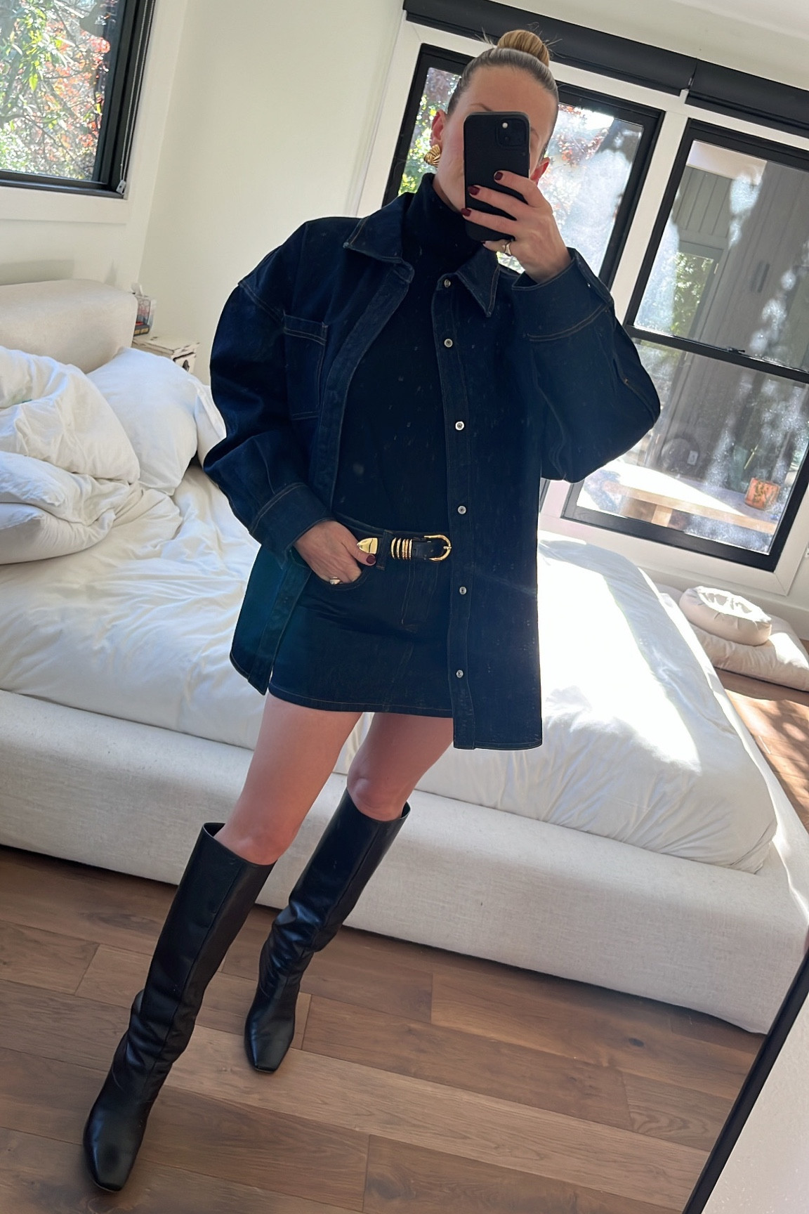 Always love a denim on denim moment 

#LTKstyletip