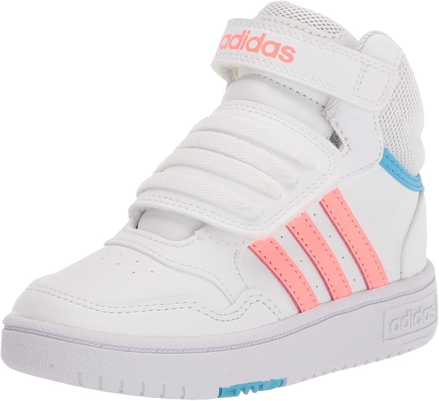 adidas Baby Girl's Hoops Mid 3.0 AC (Toddler) | Amazon (US)