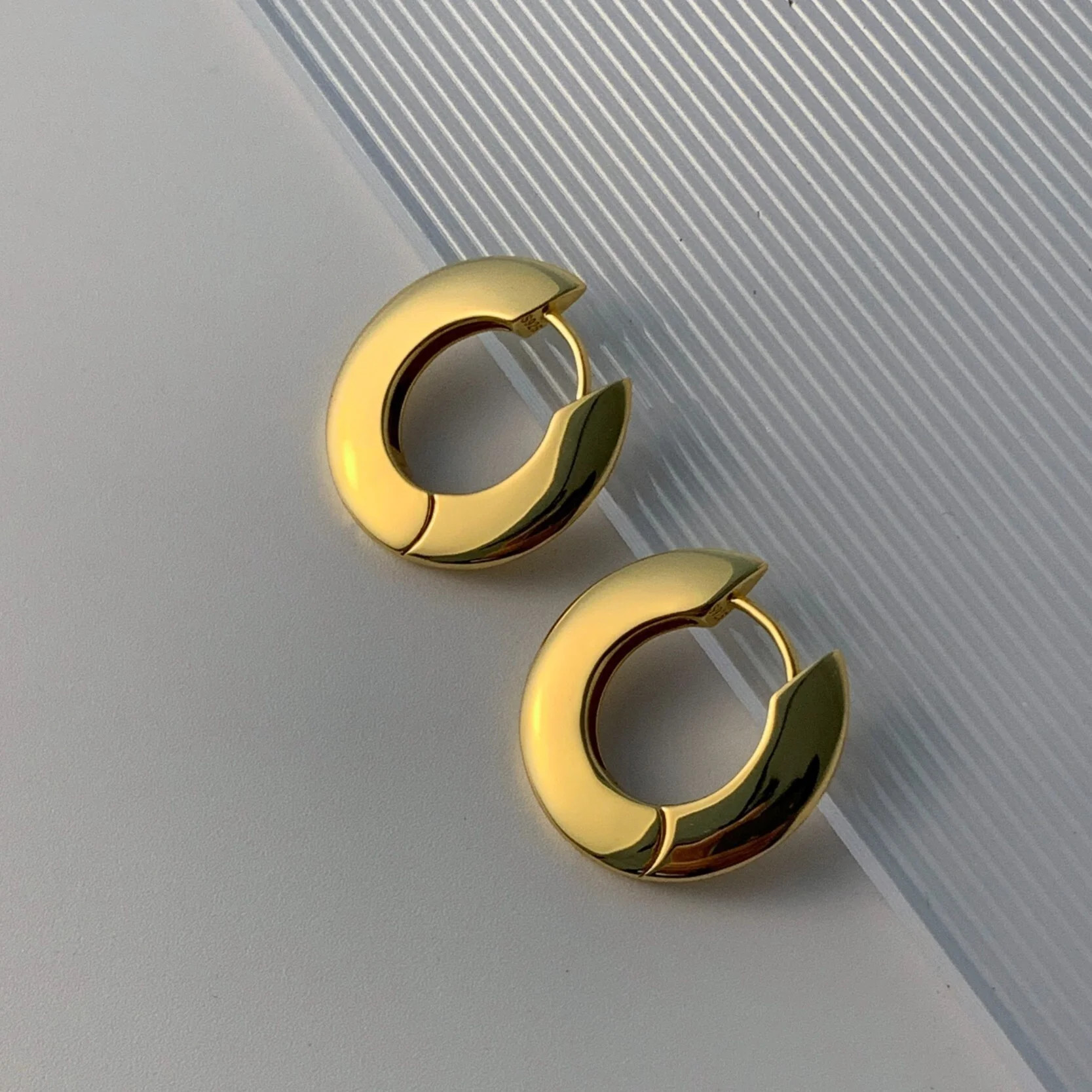 MISS RIGHT Hoop Earrings 14K Gold Hoop Earrings for Womens Earrings, Unique & Safe Small Hoop Ear... | Walmart (US)