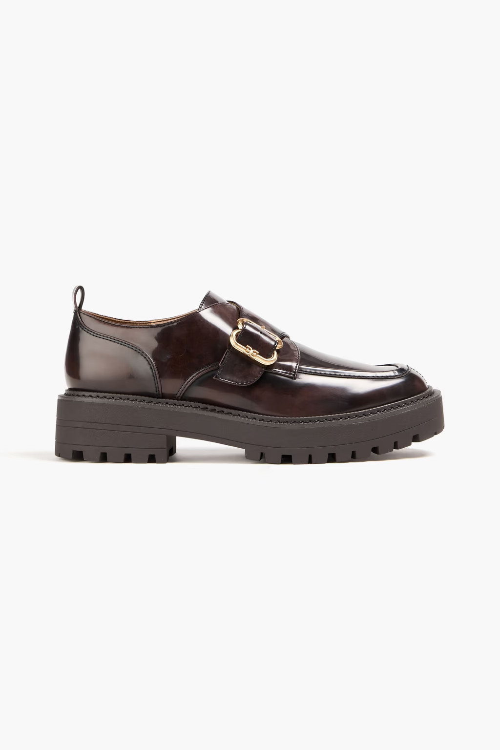 Faux patent-leather loafers | The Outnet (UK and Europe)