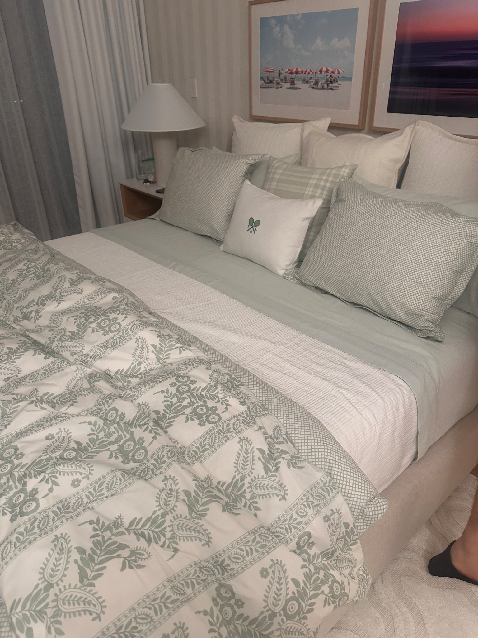 Macys close out sale on my Ralph lauren bedding in the girls guest room - the perfect green :) so chic  

#LTKHome #LTKStyleTip #LTKSpringSale